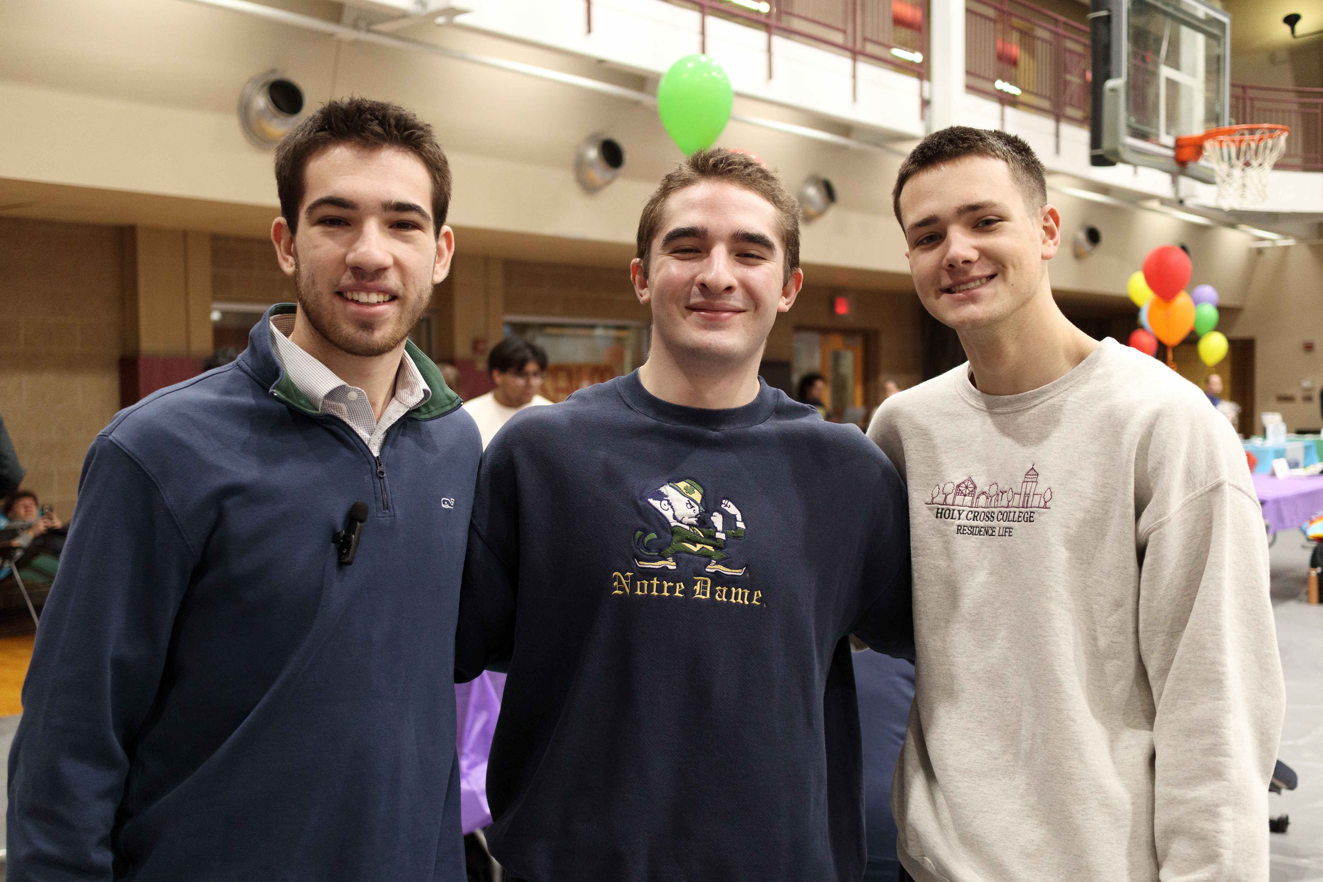 Students and staff at the Wellness Fair